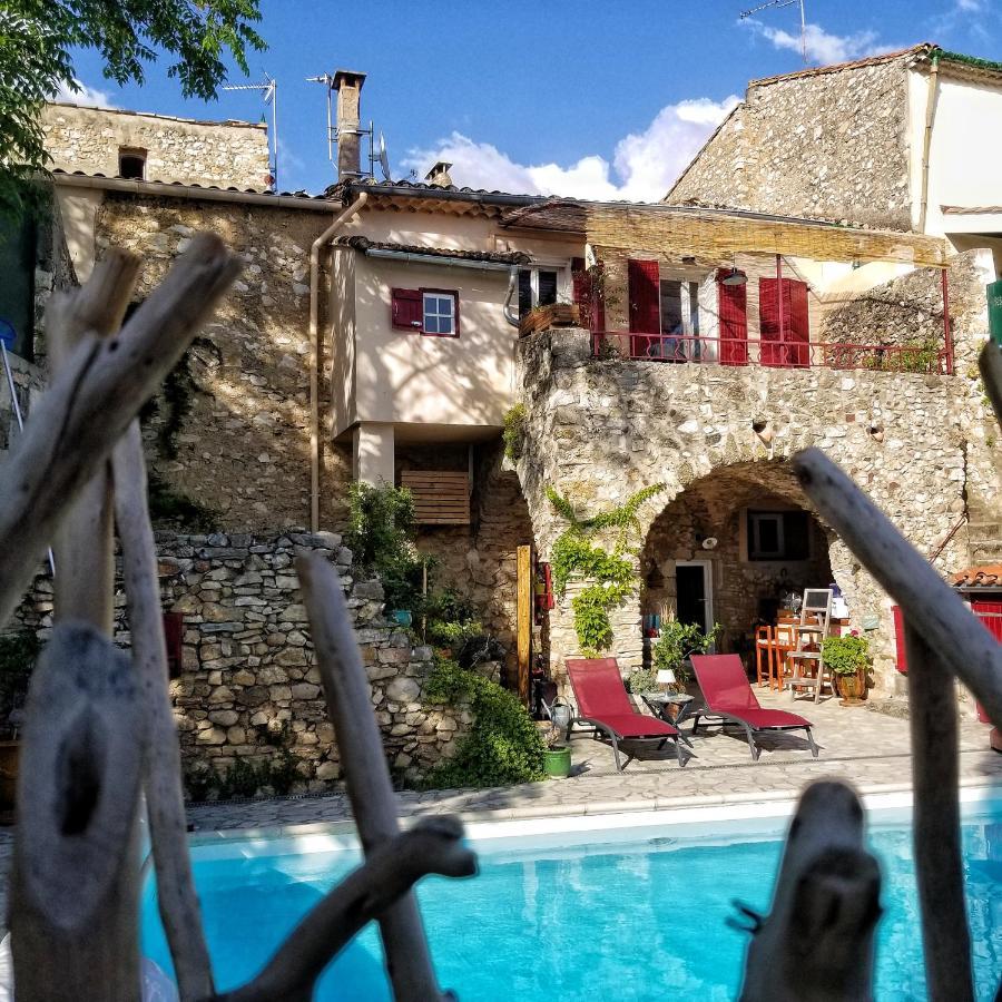 Montpeyroux  La Dolce Vita - Studio Dans Propriete Avec Piscine מראה חיצוני תמונה